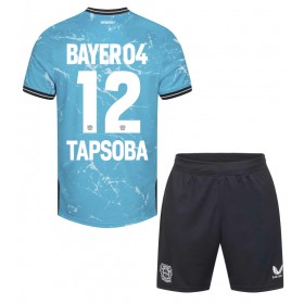 Bayer Leverkusen Edmond Tapsoba #12 3rd Trikot 2023-24 Kurzarm (+ kurze hosen)